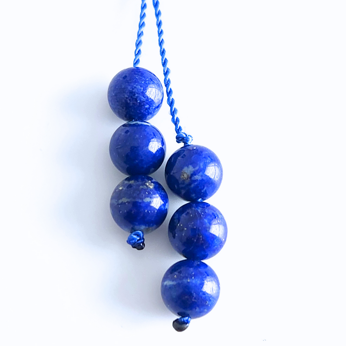 Mini mala de poche en pierre naturelle de lapis lazuli et malachite.