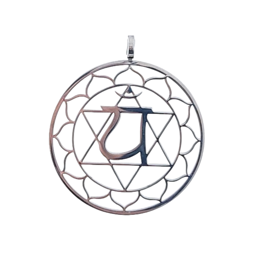 Pendentif Argent - Chakra Coeur