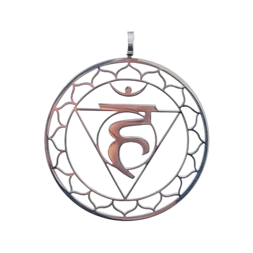 Silver Pendant - Throat Chakra