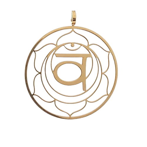 Golden Pendant - Sacred Chakra